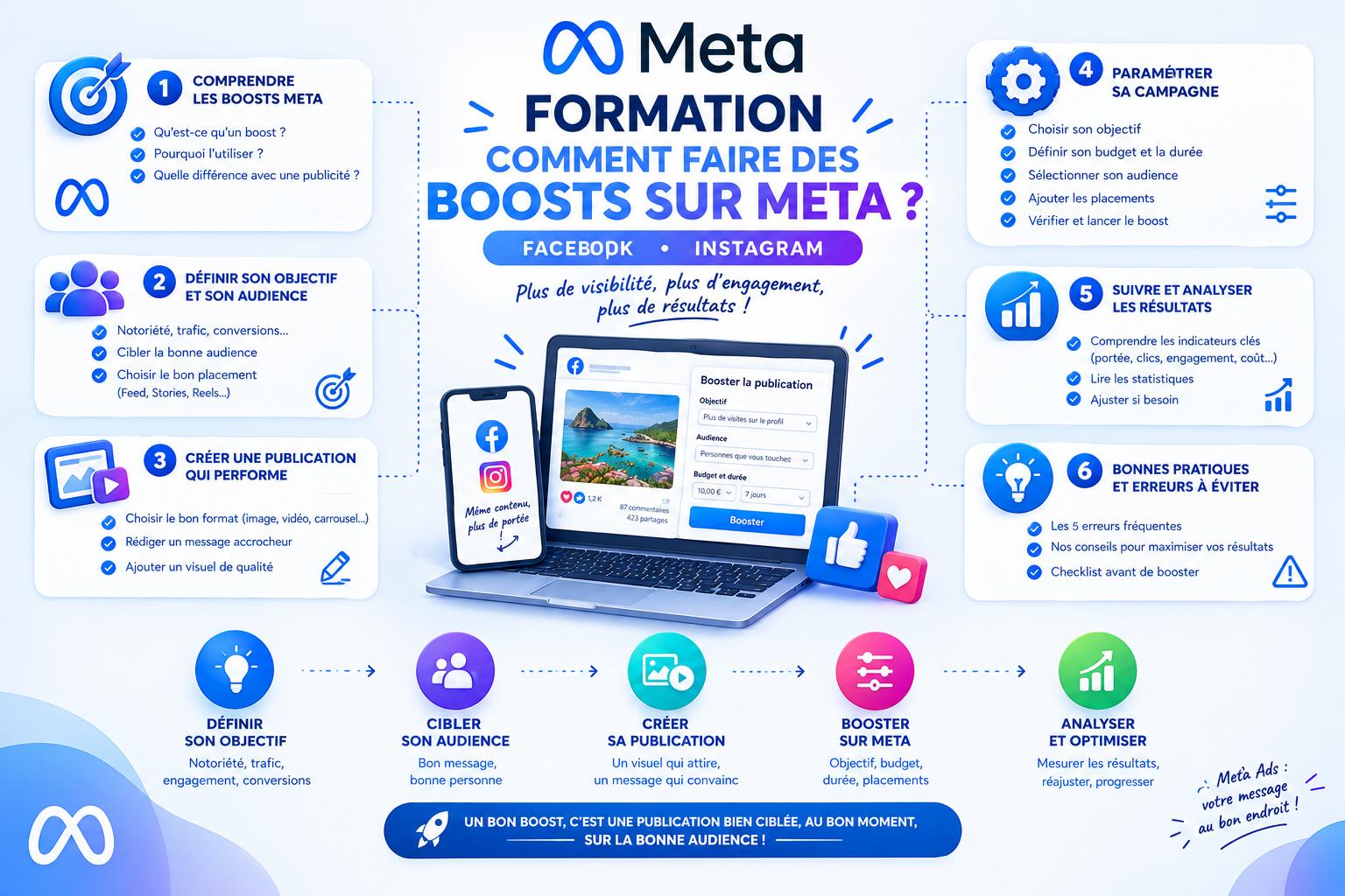 Comment faire des boosts sur Meta?
